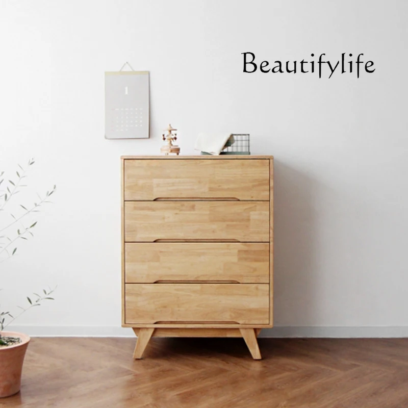 

Nordic all solid wood modern simple living room bedroom storage Japanese designer high-end fashion