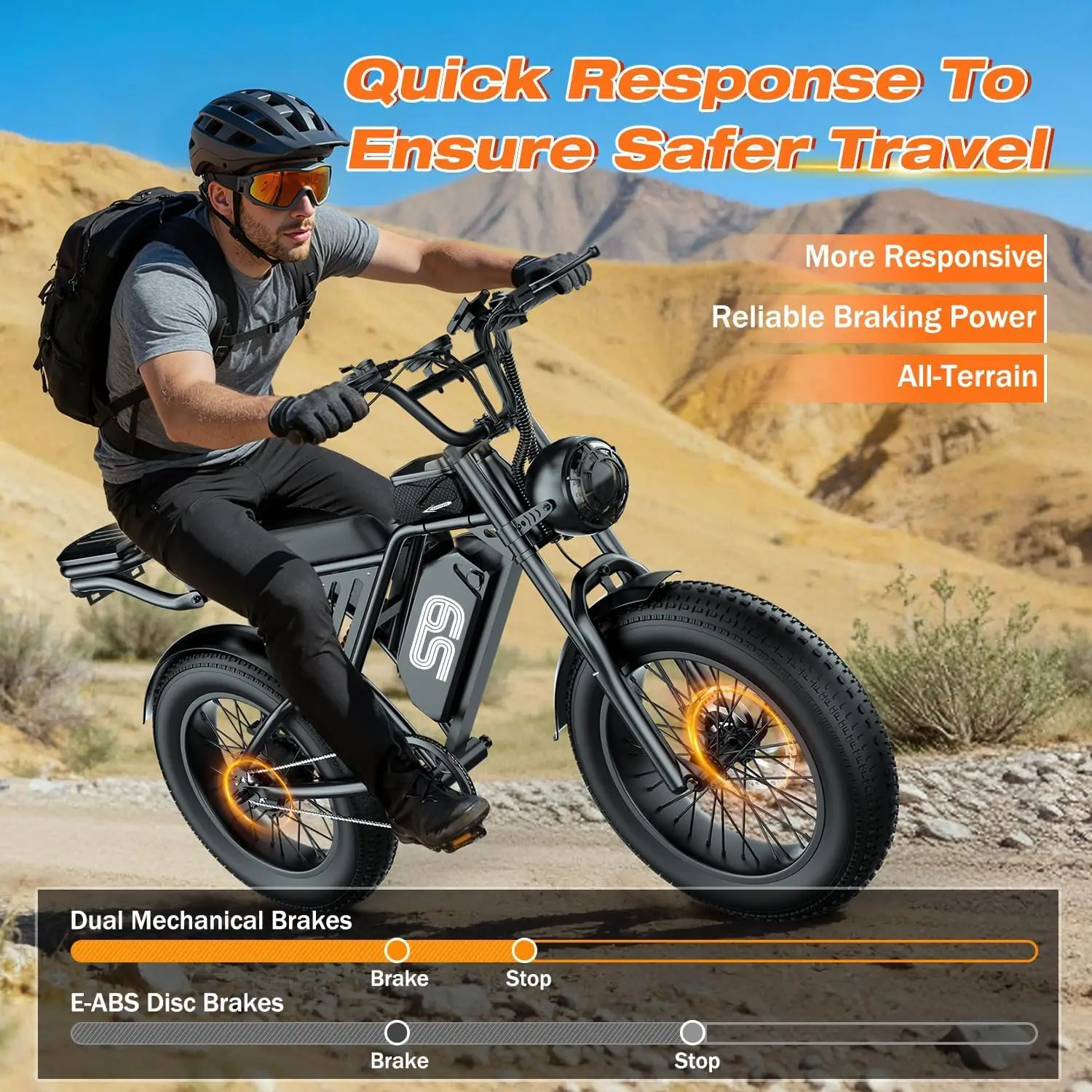2500W Peak   Dirt Bike for Adults 100 Miles Range 36MPH Max Speed 48V 20AH Removable   20 Inch Off Road E Bike Cust