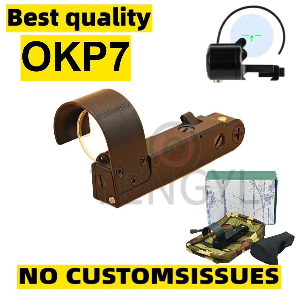 

SVD 1x34 OKP-7 ОКП-7 Russian Reflex Sight MVD Tactical OKP-7 Red Dot Optic QR Mount Version Short Dovetail Mount
