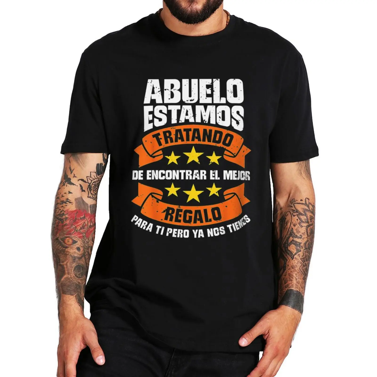 Retro Abuelo T Shirt Funny Spanish Grandpa Father's Day Gift Men Clothing  Cotton Unisex O-neck Harajuku T-shirt