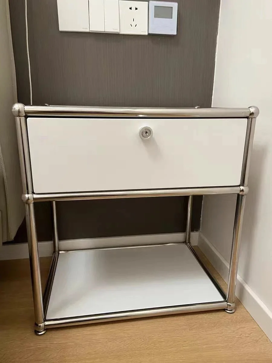 Modern Living Room Cabinet Modular Sideboard Storage Cabinets Combination TV Stand for Customizable Steel Frame Wood Furniture
