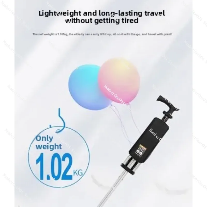 Qualidade Liga De Alumimento Dobrável Bengala Vara Com Assento Ajustable Cadeira Muleta Idosos Com Fezes #3