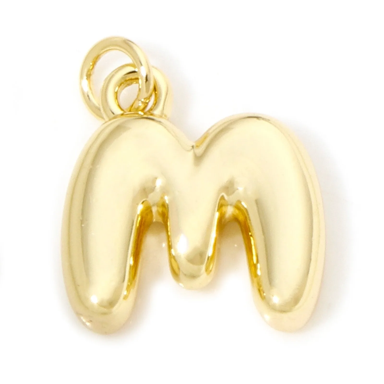 1pc neue Messing Charms Gold Farbe Kapital Alphabet Buchstabe 3d Anhänger DIY Halskette Armband für Frauen Männer Party Schmuck Ergebnisse – Detail 11