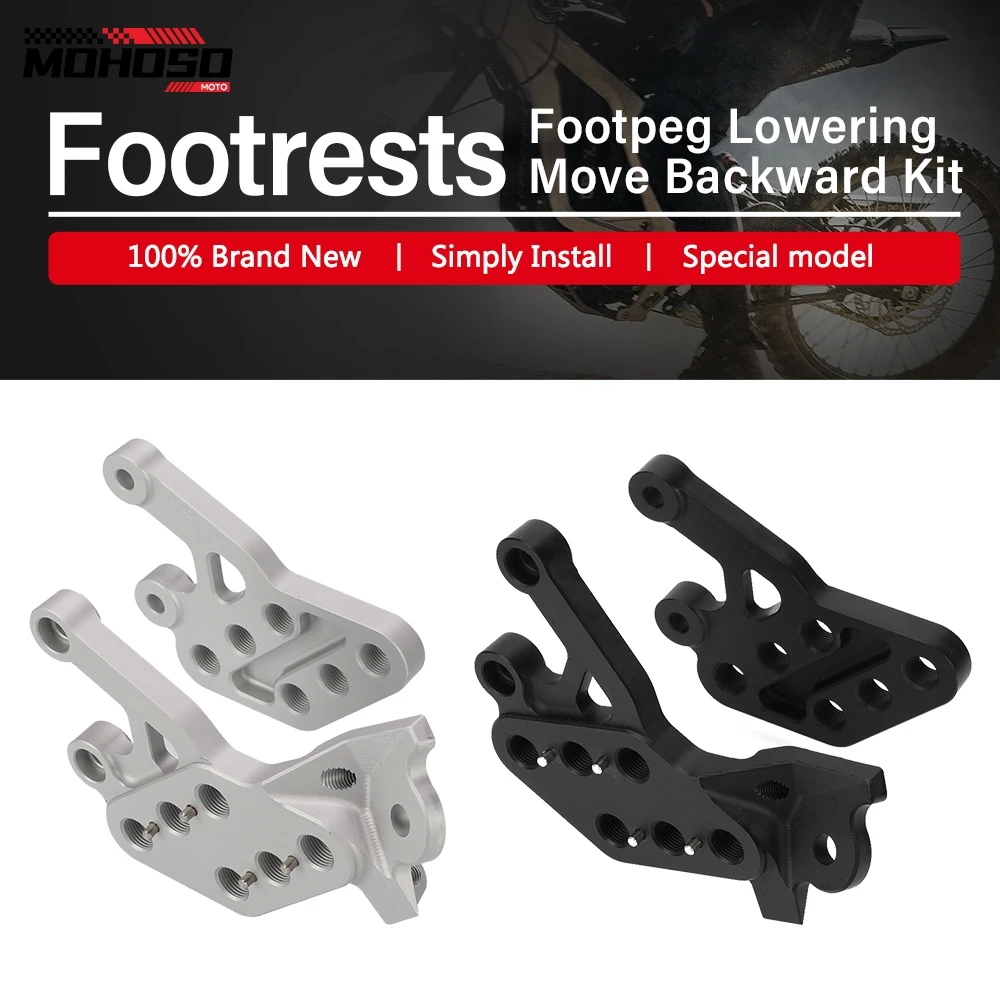 

For Surron Sur-Ron Sur Ron Light Bee X S L1E Foot Peg Footpeg Lowering Move backward Kit Bracket Extenders For Segway x260/ X160