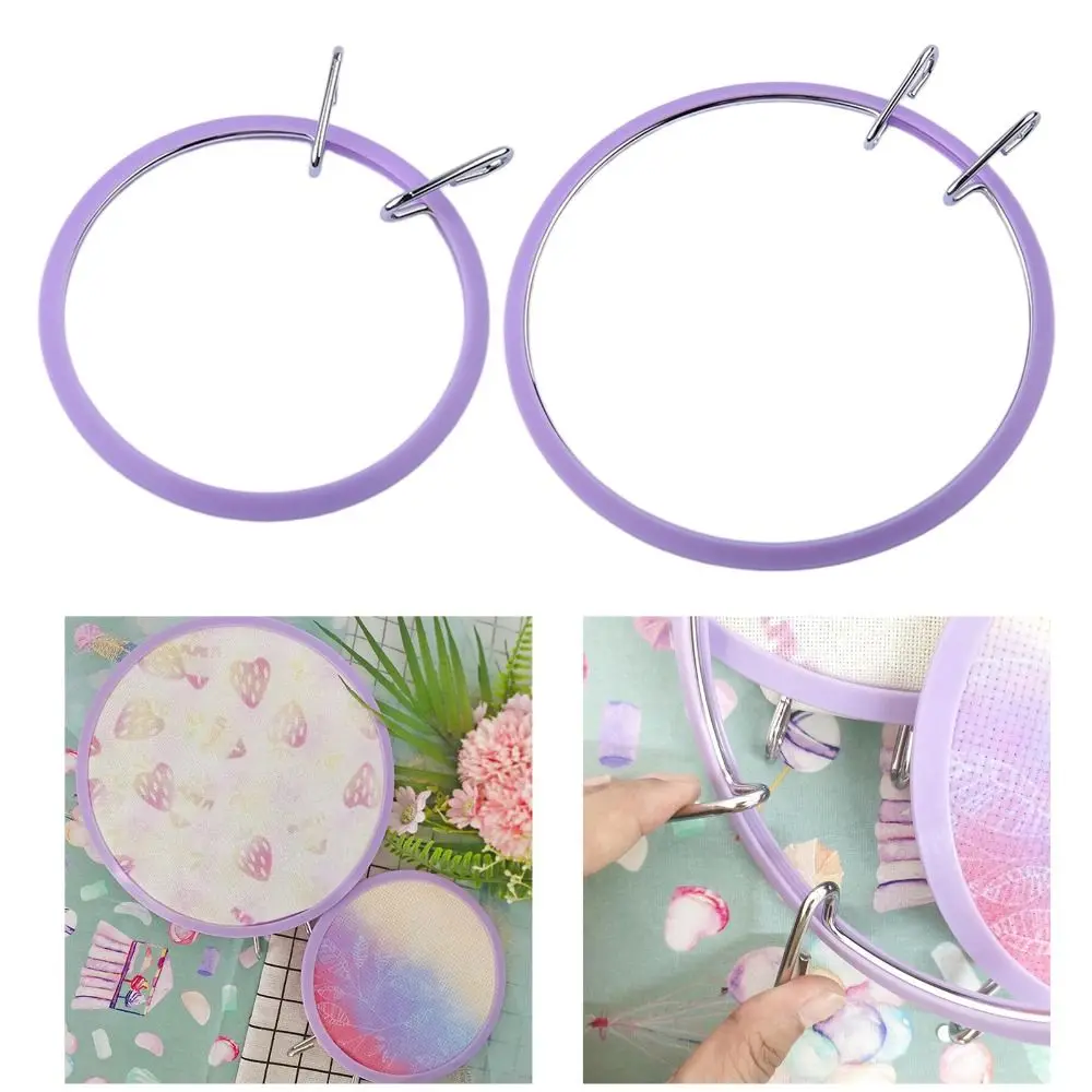 Cross Stitch Tools Bamboo Sewing Tools Round Loop Cross Stitch Frame Embroidery Hoop Darning Hoops Stitching Hoop