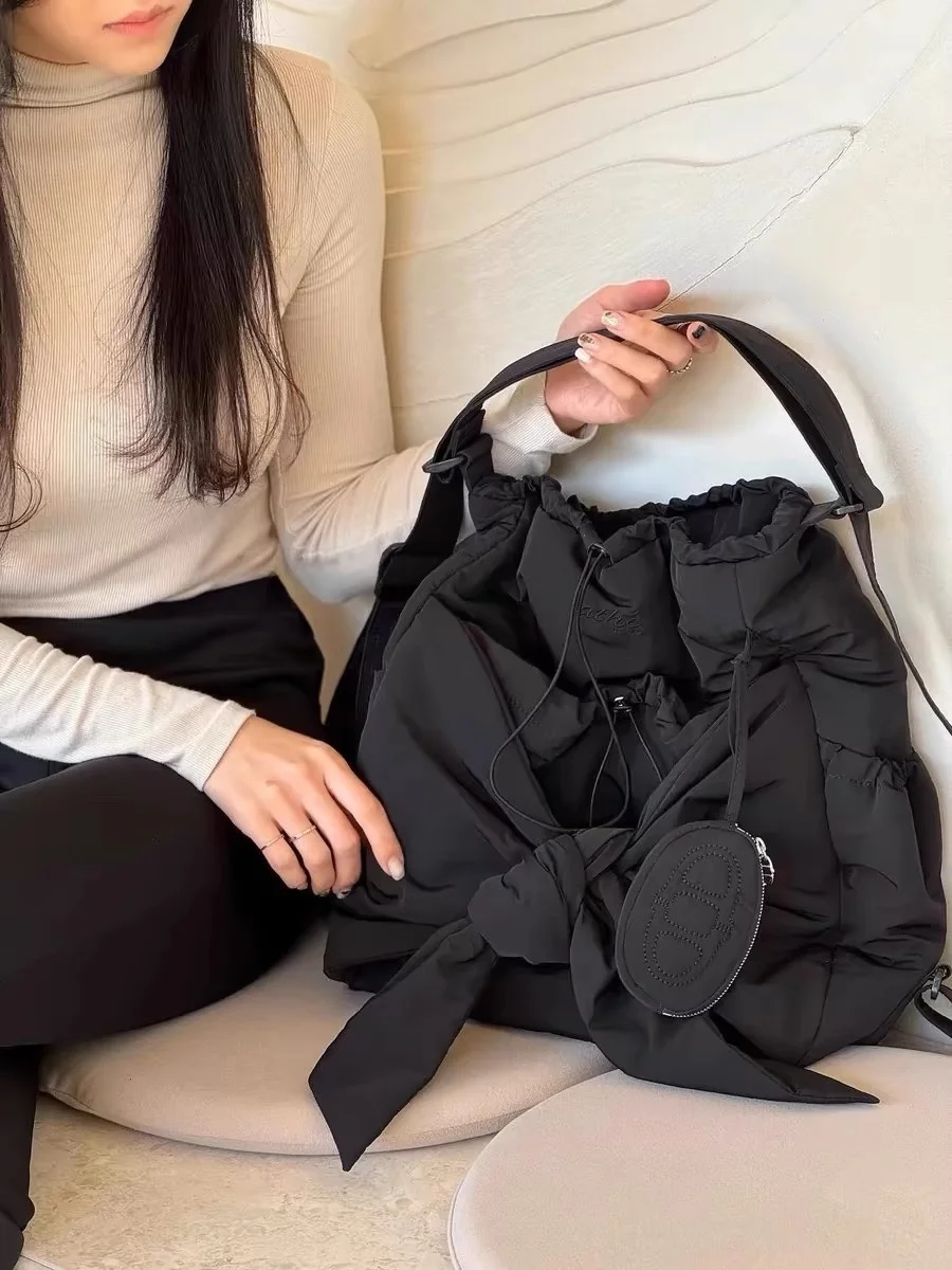 New 2025 Lightweight Outdoor Dual-oulder Bag Single-oulder Bag Two-Use Large Capaci Casual Versatile Bapa