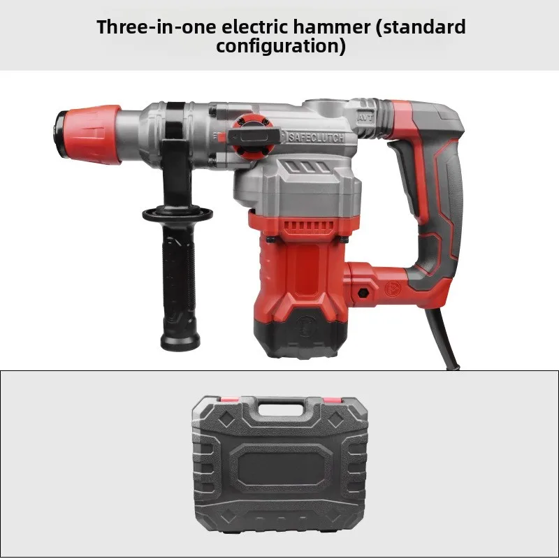 الثقيلة مطرقة دورانية الحفر مطرقة كهربائية الصف الصناعي اختيار كهربائي تأثير الحفر 3 في 1 الأدوات الكهربائية المنزلية #6