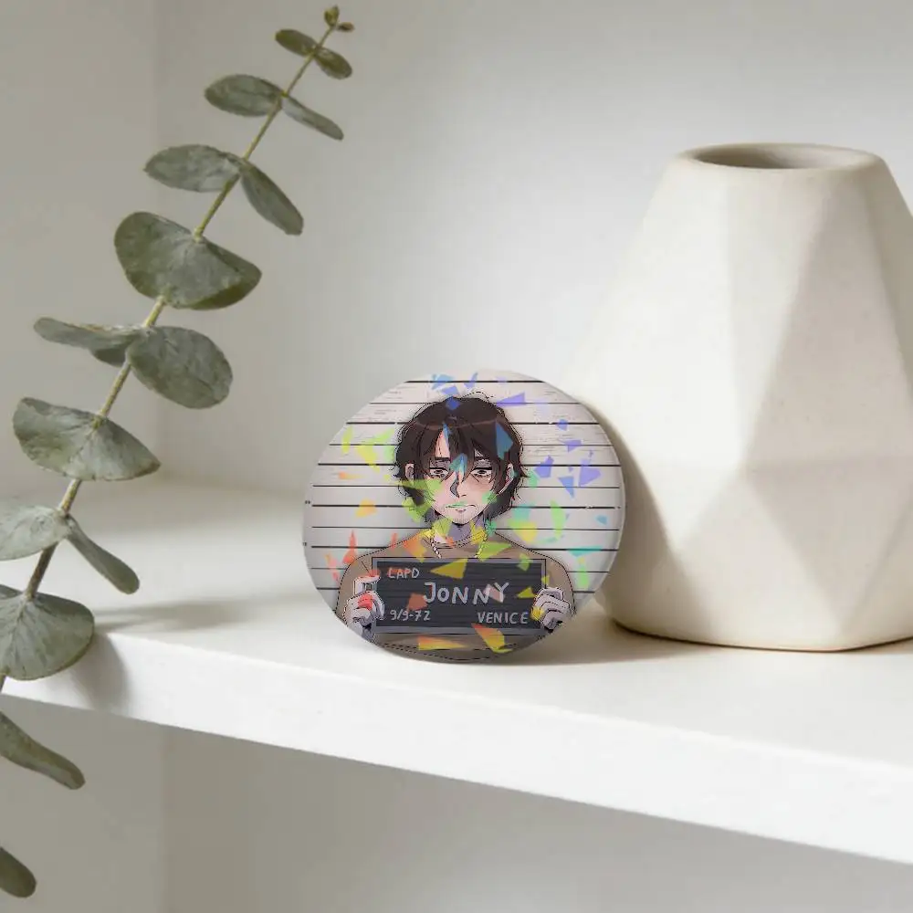 B-Boyfriend Death Dark Horror Visual Novel Backpack Pin Hat Pin Jacket Accessory Bag Decor Clothing Ornament Fashion Accessory