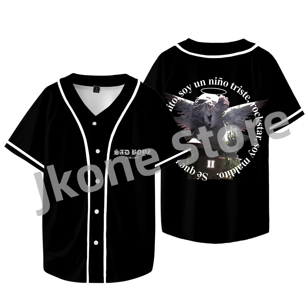 Junior h traurig Boyz 4 Leben Merch Baseball jacke Frauen Männer Mode lässig Kurzarm T-Shirt