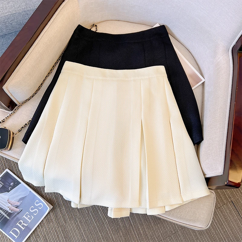 Plus-size women's summer casual skirt pure color belt lined with party commuter home skirt polyester fabric large size skirt 6XL