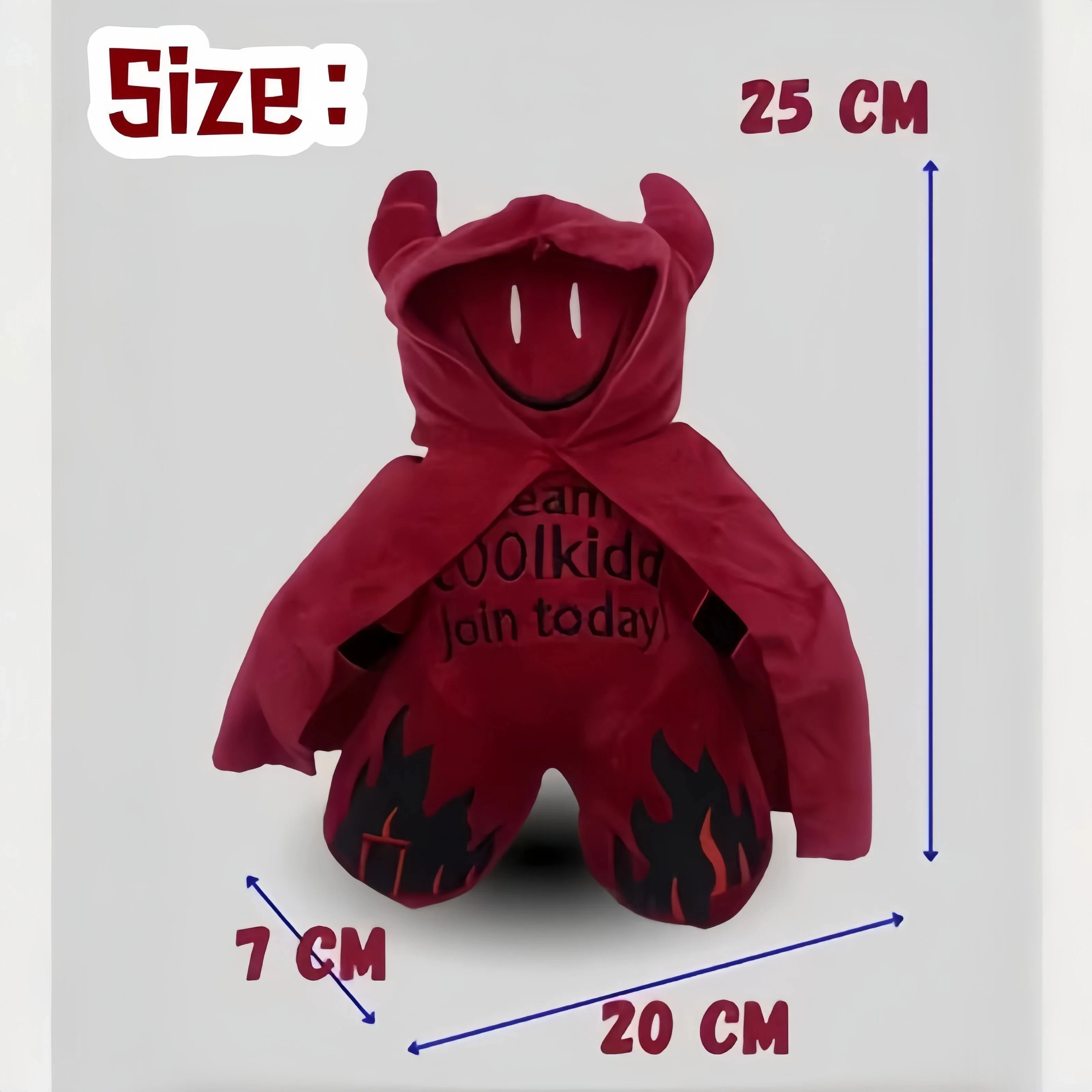 Pluszak 25 cm Nowy Forsaken Two Time Cute C001ki Zabawka dla Dzieci Fanów Cosplay Prezent na Urodziny Święta Kolekcjonerski Dekoracja Pokoju na Boże Narodzenie
