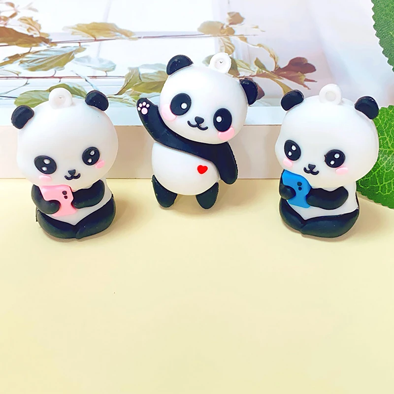 2023 nuove novità Lovely Cartoon Panda portachiavi ciondolo amanti borsa per auto portachiavi catena gioielli di moda regalo di san valentino