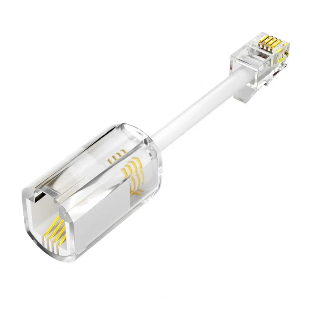 Rotating Telephone Cord Accessory Rj9 4p4c Telephone Cord Detangler 360 Degree Rotating Anti-tangle for Landline for Tangle-free