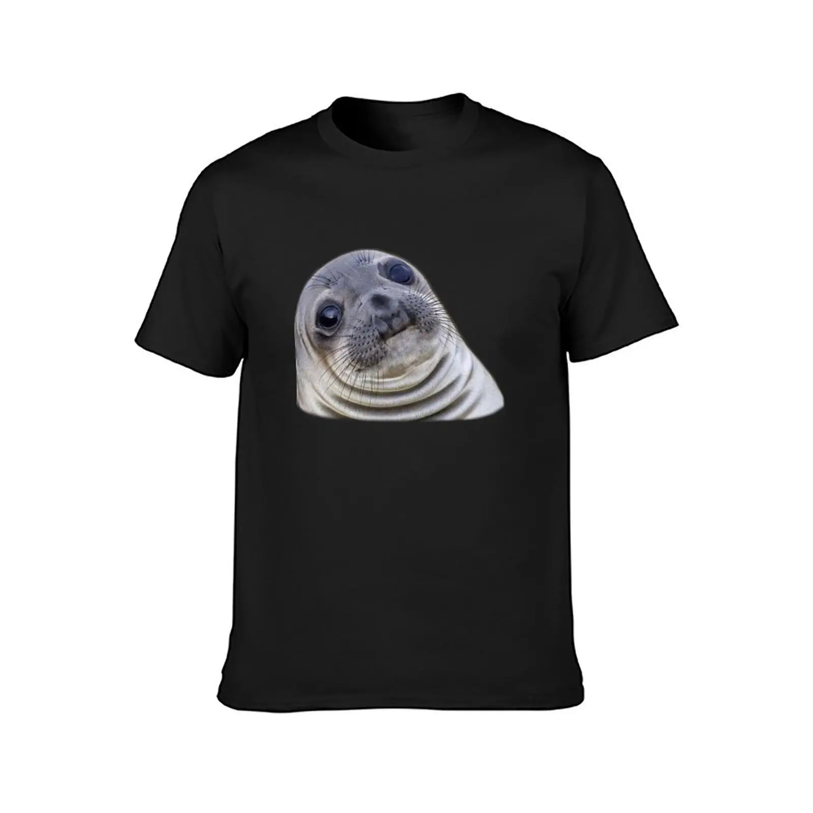 Awkward Seal - funnyjunk funny T-Shirt blanks plus sizes customs t shirts for men