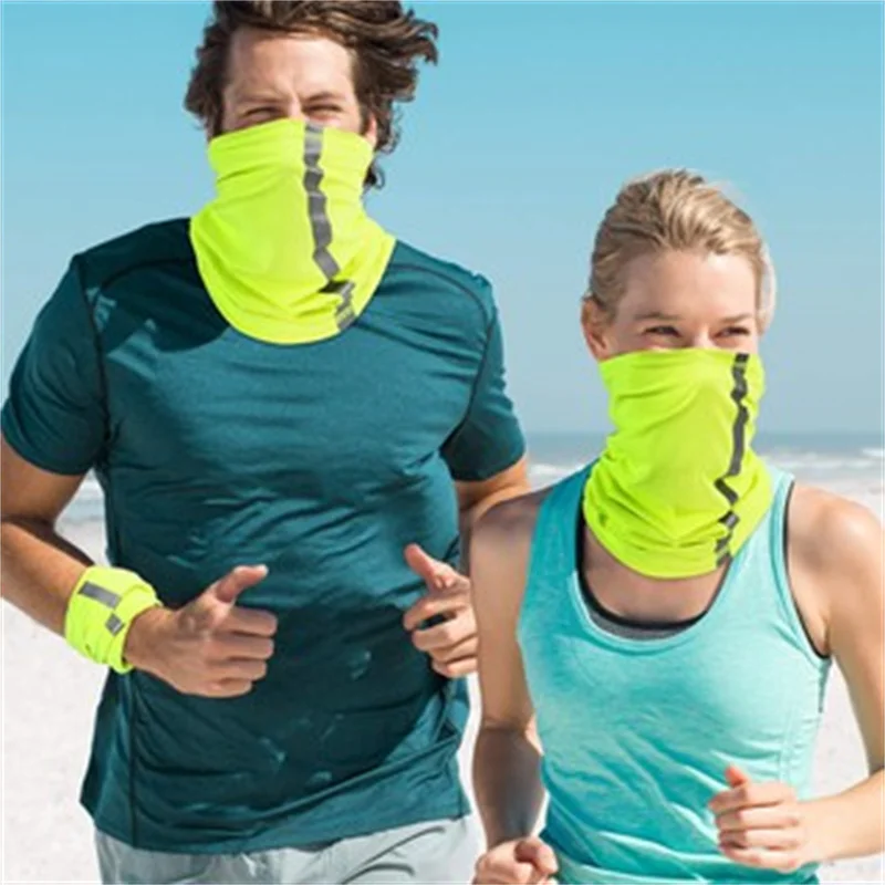 Hi Vis Reflective Safety Face Clothing-Neck Gaiters Bandanas Scarf Gaiters Face Mask Multifunctional Headwear