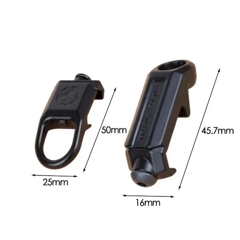 Tactical GBB Quick Detach Release QD Sling Swivel Scope Mount Ring .223 AR15 Hunting Accessories Fit 20mm Rail QD Adapte