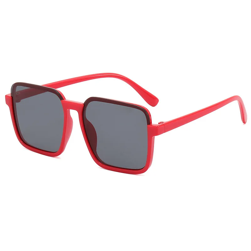 2026 Version Children's Are Fashionable Versatile, Suitable For Both Boys And Girls. Box Shaped Concave Sunglasses With