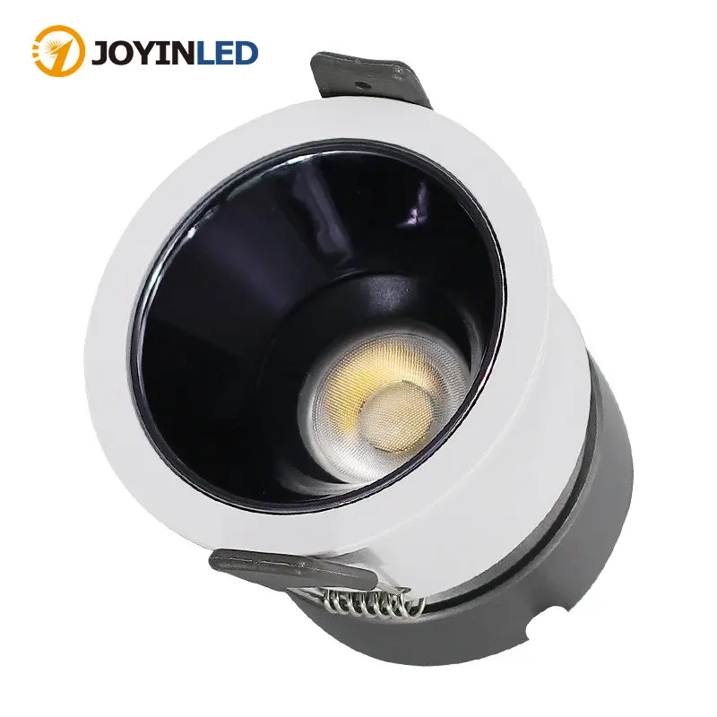 

Led Recessed Ceiling Light Adjustable Angle Spotlight LED Anti-glare Light Embedded Living Room COB Smart Downlight