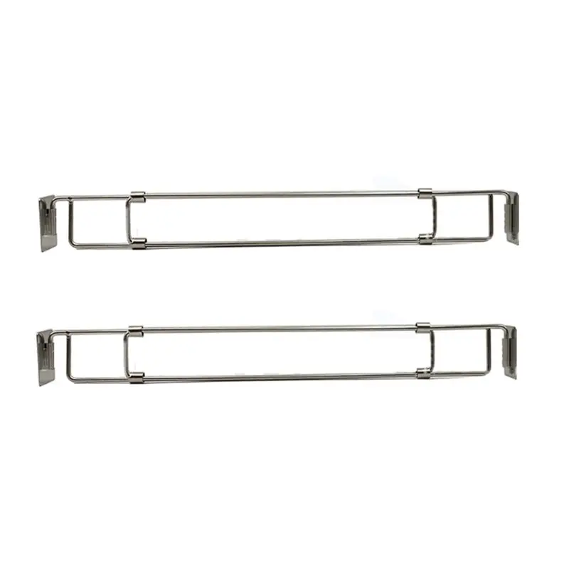 RV Secure Adjustable Bars, Stainless Steel Rods, Food&Drink Stabilizers For RV Refrigerator (8 Pack)-M54K