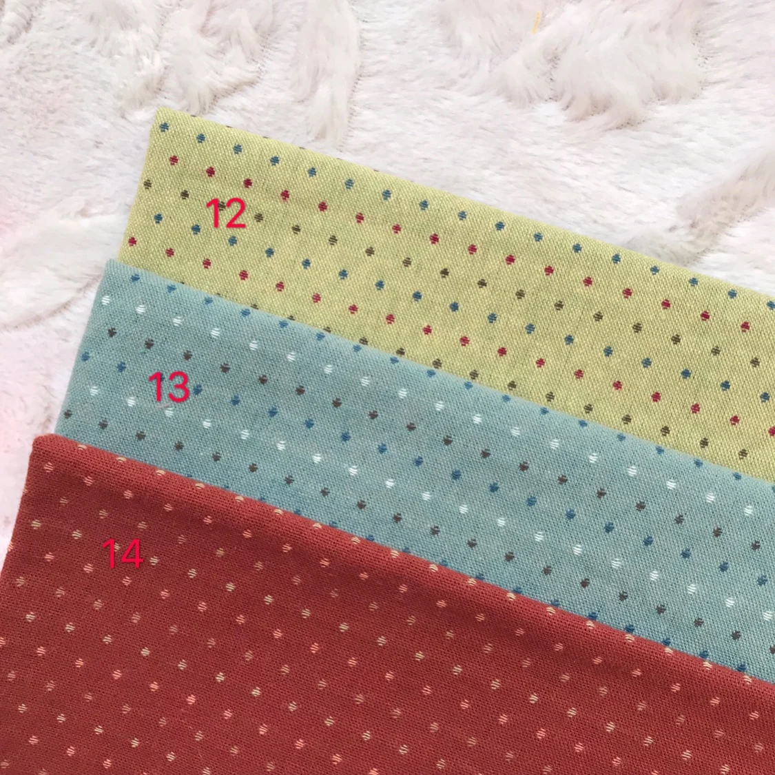 New 50*70cm DIY Japan Little Cloth group Yarn-dyed fabric,for sewing Handmade Patchwork Quilting , stripe dot Random