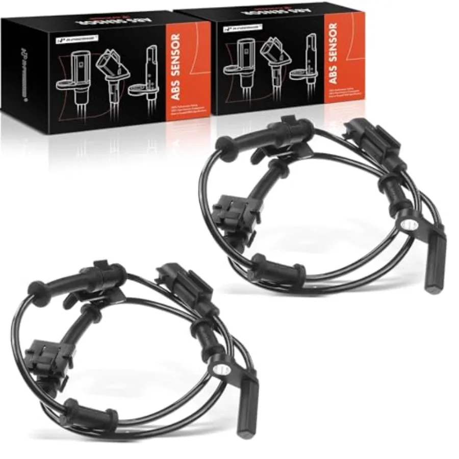 

Front Left and Right ABS Wheel Speed Sensor Compatible with Chrysler and Dodge Models - 300, Challenger, Charger, 2015-2020 - F