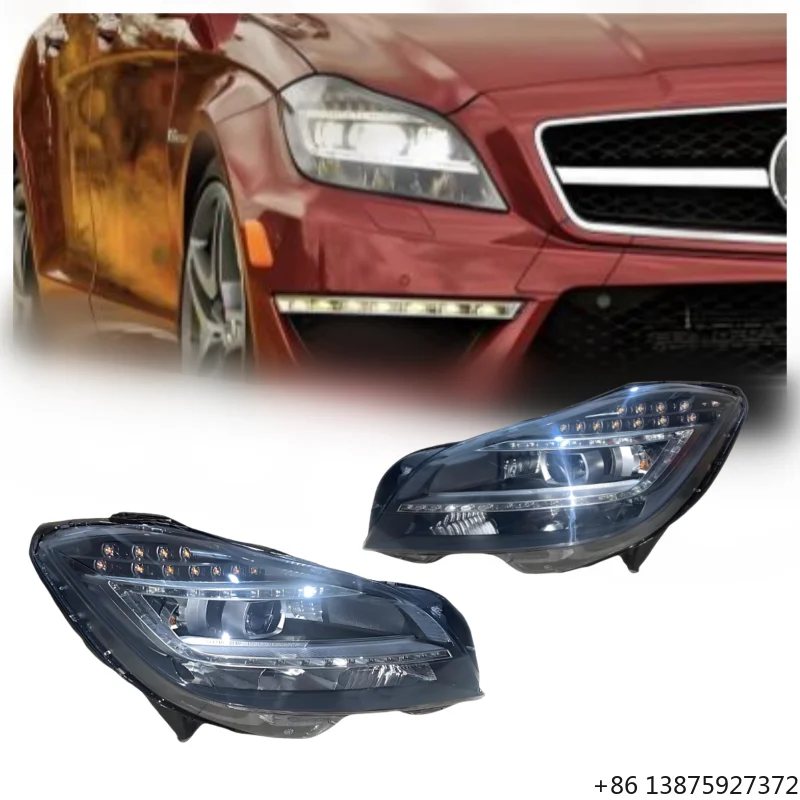 

Лидер продаж: высококачественные светодиодные фары для CLS W218, цветовая температура 6000K, долговечное освещение