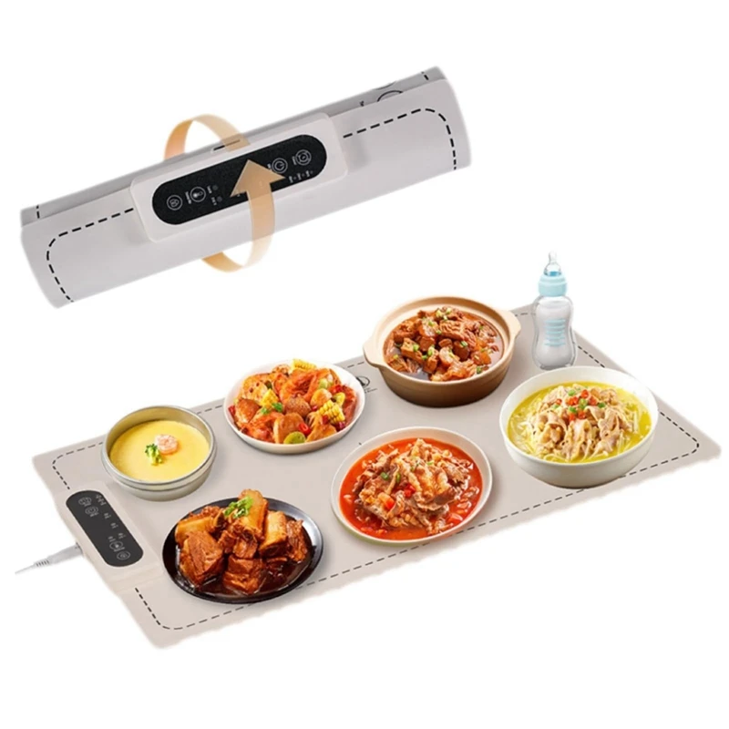 ABGR-صينية تسخين قابلة للتعديل، وسادة تسخين صينية تسخين، وسادة تسخين أدوات المائدة، وسادة تسخين الطعام،