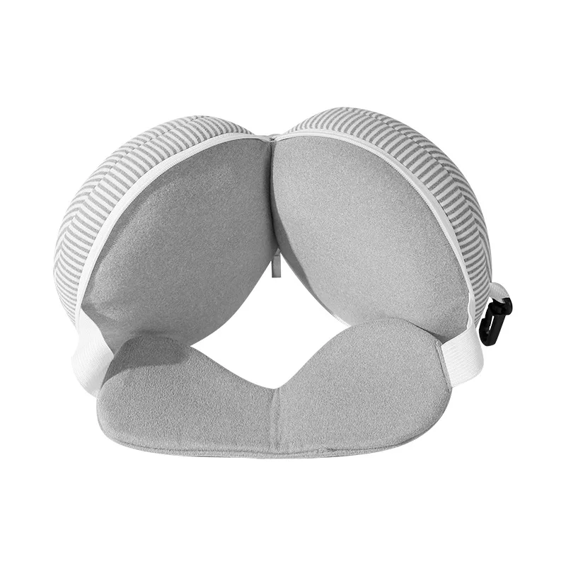 2 in 1 Travel Pillow and Eye Mask U Shaped Neck Pillow PP Cotton Sleeping Mask Nap Pillow for Airplane Office Rest view 5