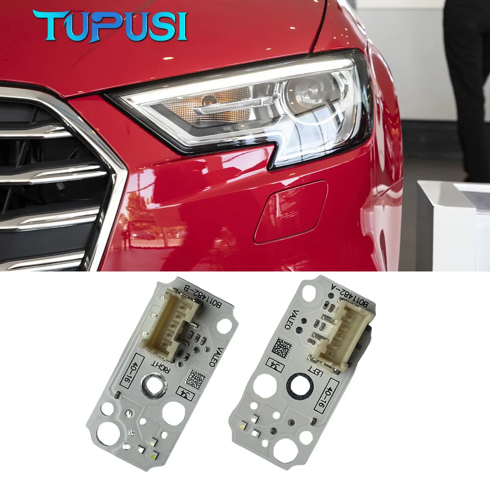 Weiße LED-Platine für AUDI A3 S3 2017 2018 Xenon-Scheinwerfer DRL Tagfahrlicht LED-Licht 8V0998473 8V0998474 90070223