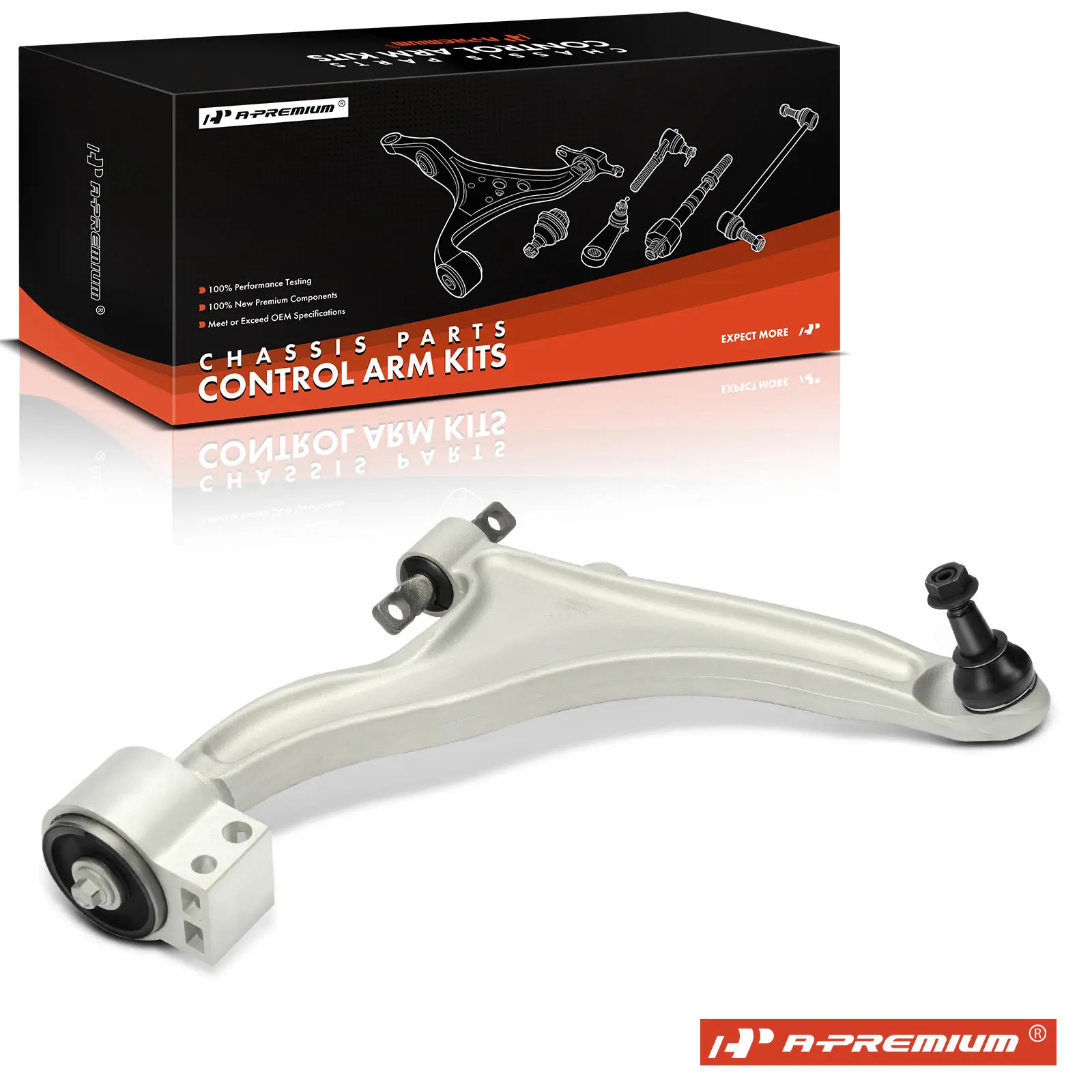A-Premium Front Right Lower Control Arm and Ball Joint Assembly for Cadillac SRX 2010-2016
