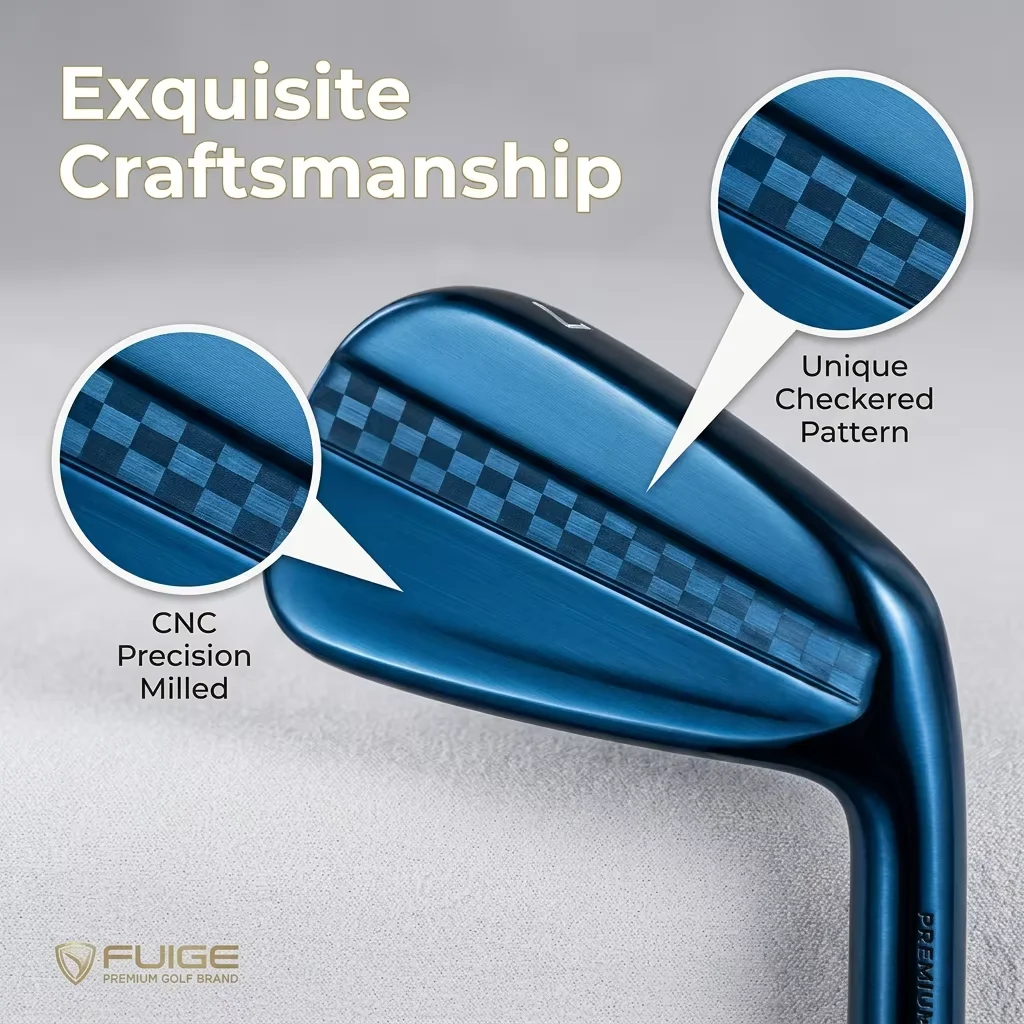 2026 Blue Color Iron Head #4-PW Fault Tolerance Low Center Gravity Right Handed Stainless Steel Golf Club
