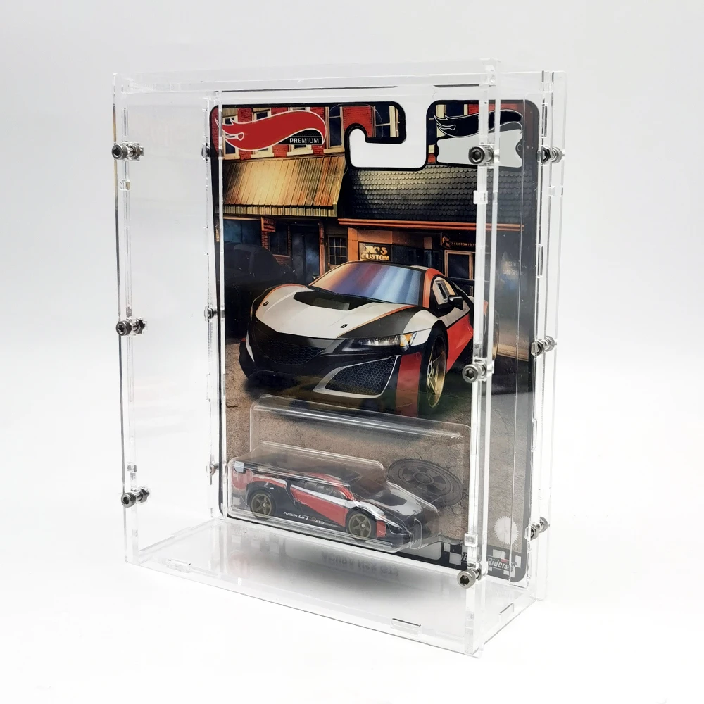 Bob Acrylic 1/64  Model Car Display Case For Hotwheels RLC Acrylic Transparent High Grade Box（without cars）