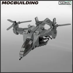 MOC Building Blocks UH-144 Falcon Helicopter Airplane Plane Model DIY Bricks Creative Assembly Toy Game Collection Christmas