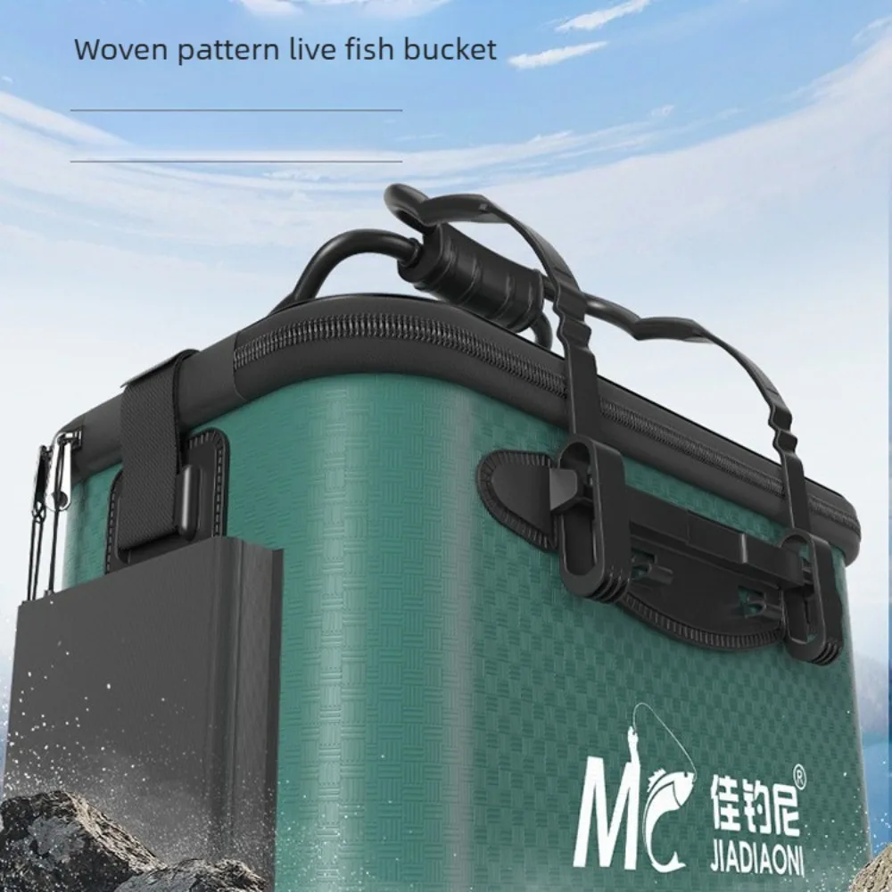 Thickened Waterproof Live Fish Bucket Wholesale Foldable Keep Net Fishing Box Multi Functional Leak Proof for Fishing Gear