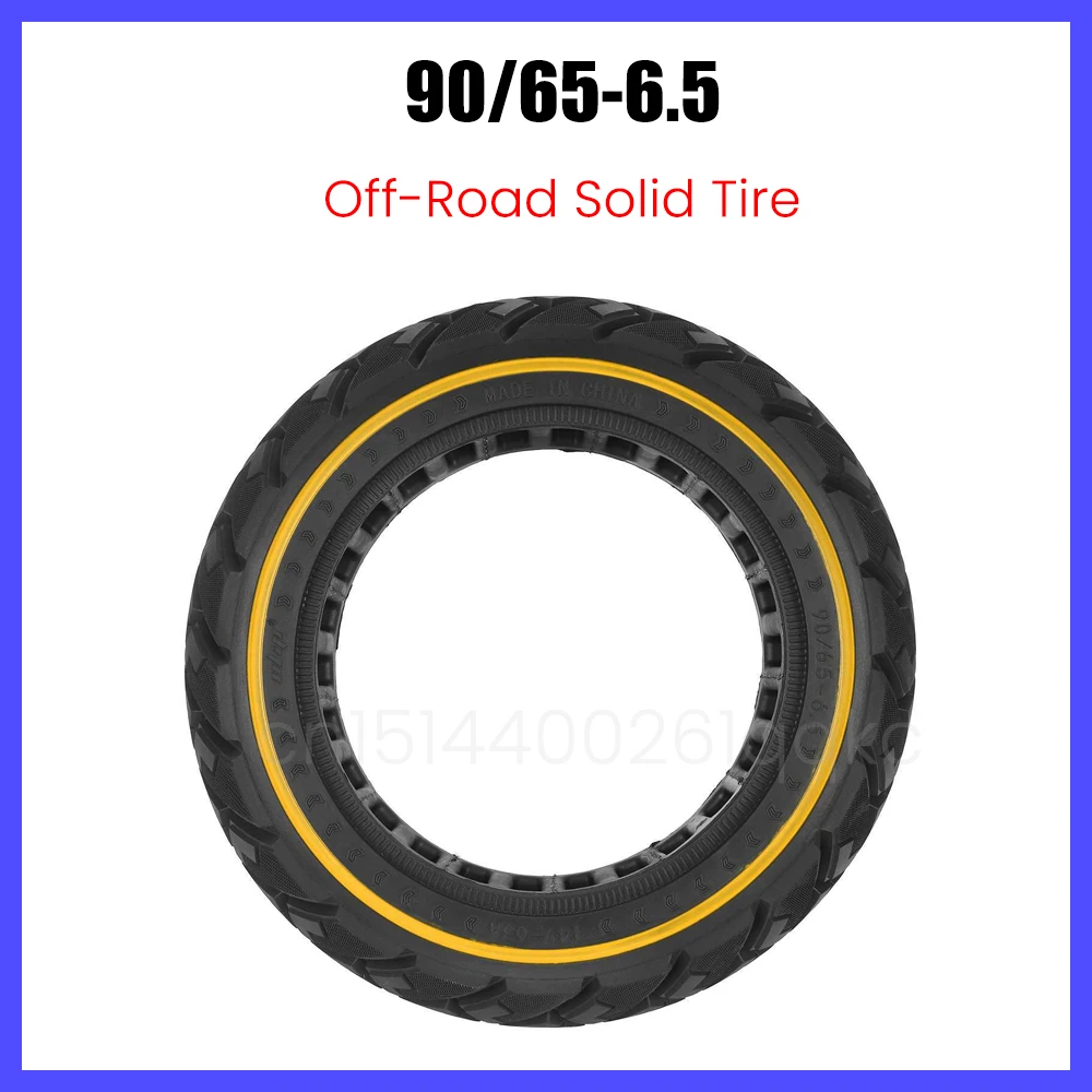 90/65-6.5 Off-Road Solid Tire For Dualtron Thunder Plus Zero 11X Electric Scooter Honeycomb Anti-Explosion Tire Wheel Parts