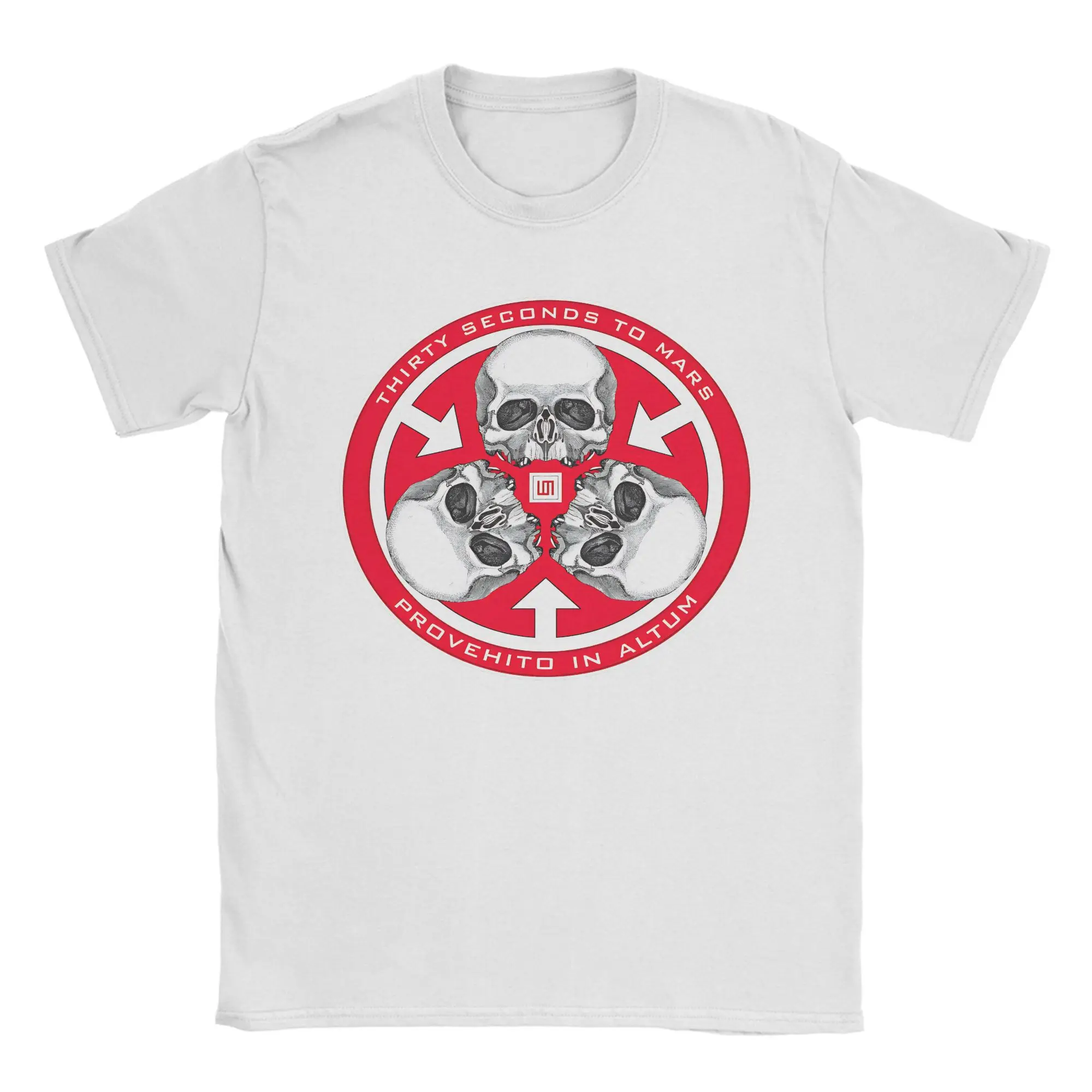 

THIRTY SECONDS TO MARS Rock Music Band T-Shirt Casual 100% Cotton Tee Shirt O Neck Short Sleeve T Shirt Clothing