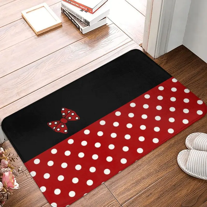 Custom Mickey Minnie Mouse Floor Door Bath Kitchen Mat Anti-Slip Outdoor Doormat Toilet Entrance Carpet Rug