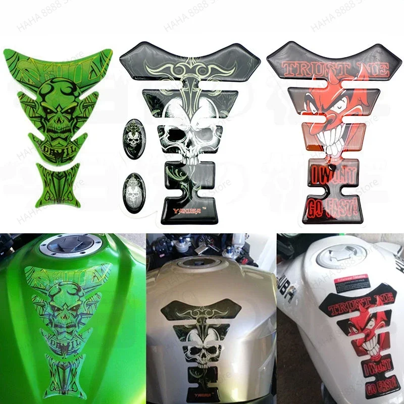 Motorcycle Modified Fuel Tank Sticker Suitable for Little Ninja GW250 Horizon Fishbone Decal 3D Universal Sticker Waterproof