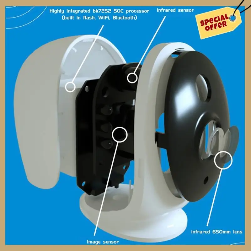 جرس الباب اللاسلكي لقد وضعت طلباتي ترقية 2 في 1 ذكي 2-Way صوت جرس الباب كاميرا جرس الباب فائق الوضوح، متين