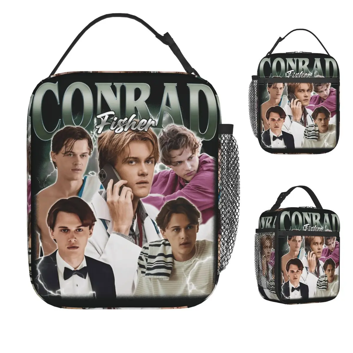 

Сумка для обеда Conrad Fisher Bootleg The Summer I Turned Pretty Портативная коробка для завтрака на молнии Дорожная сумка-холодильник на заказ Термальные сумки для обеда