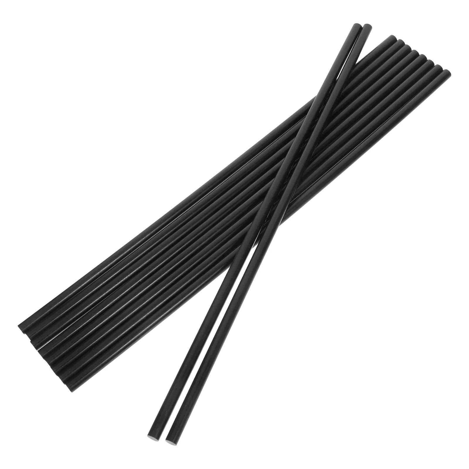 

10pcs Pom Plastic Rods High Hardness Wear Resistant Dowel Rods For Crafts Diy Engineering Durable Polyethylene Round Bars