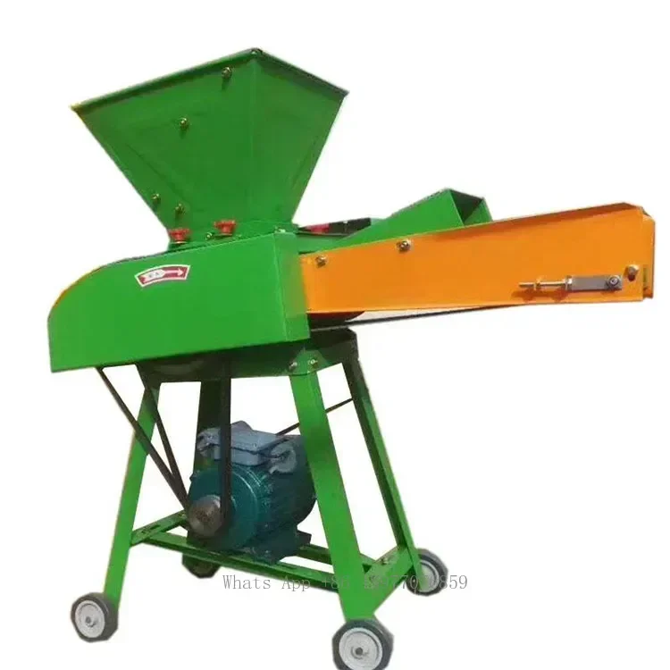 Forage Chopper / Corn Stalk High Capacity Paddy Straw Corn Stalk Chaff Cutter