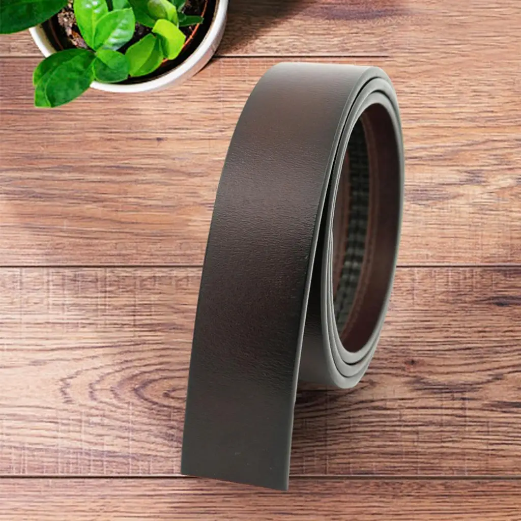 خمر نمط رجل أحزمة جلدية حقيقية حزام بنطلون جينز لا مشبك حزام