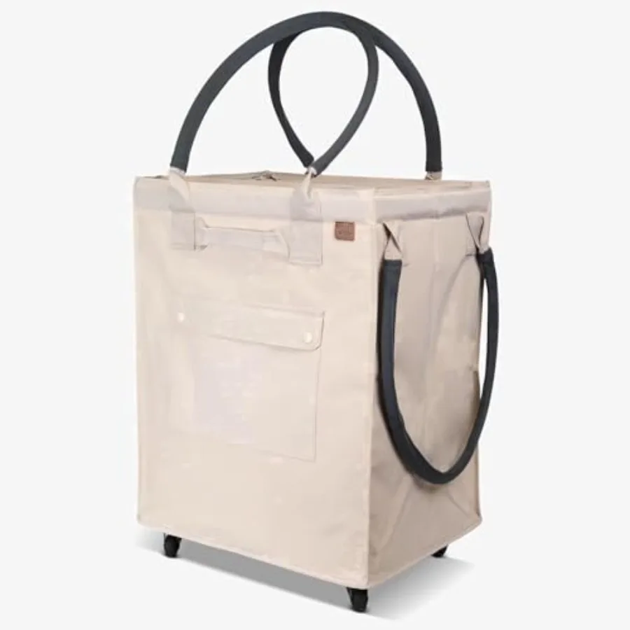 

Hauler Rolling Tote Bag 90L Collapsible Portable Shopping Cart with Wheels for Groceries Laundry Organization Ideal for Efficie