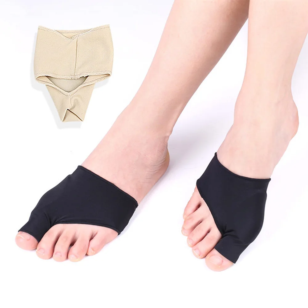 

2 Color Toe Separator Hallux Valgus Bunion Corrector Orthotics Feet Bone Thumb Adjuster Correction Pedicure Sock Straightener