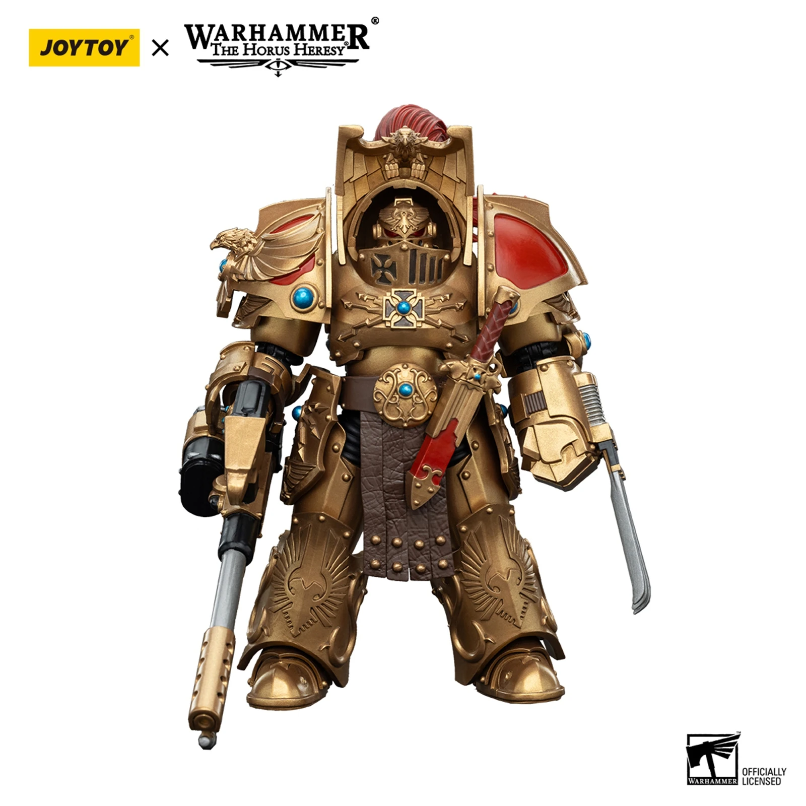 

JOYTOY Warhammer 40000 1/18 Action JT00768 Legio Custodes Aquilon Terminator Squad Aquilon with Infernus Firepike
