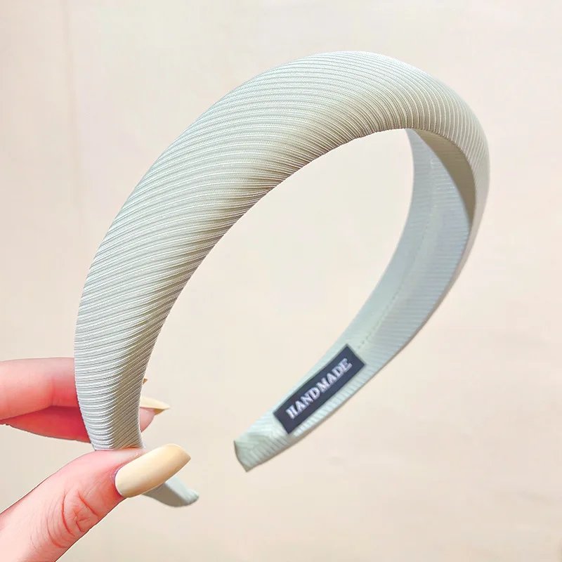 New Solid Wide Hair Bands Hoop for Women Cute Sponge Soft Elastic Headband Girls Thicken Hairband Headwear Hair Accessories