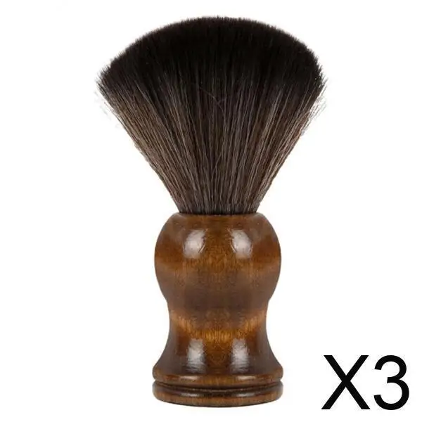 

Wooden Handle Shaving Brush for Men Classic Wet Shave Bristle Hair Remover Salon Tool for Beard Grooming and Personal Care