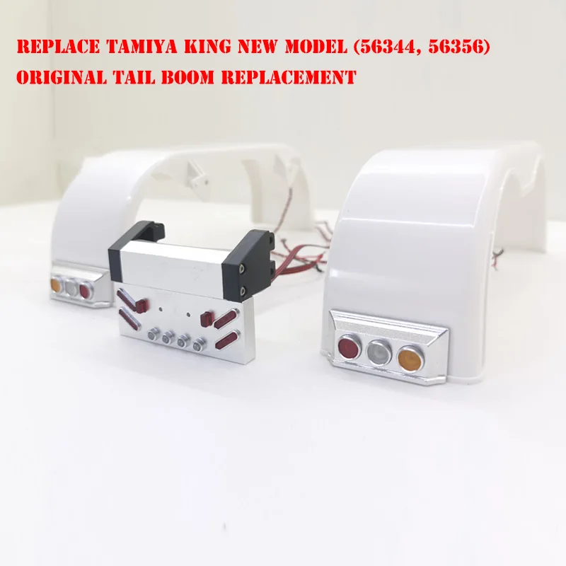 

New Optimus Prime Tail Light Original Tail Boom Replacement for 1/14 Tamiya RC Truck Trailer King 56344 56356 Rc Cars for Adults