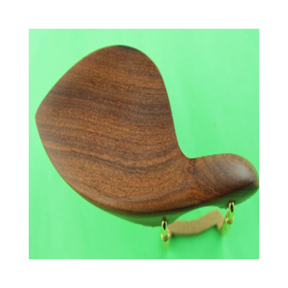 

High quality rosewood Violin Chin rest + Golden Screw 4/4 full size, violin parts Free Shipping